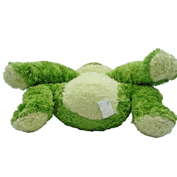 Green Frog Plush Froggle Woggle w/ Rattle Animal Stuffed Toy First and Main Vtg - Picture 5 of 9